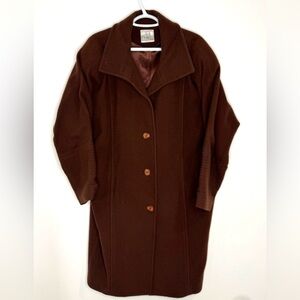 Richard’s Vintage Women’s Brown Buttoned Long Coat